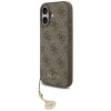 Чохол Guess 4G Charms Collection для iPhone 17 Brown with MagSafe (GUHMP17SGF4GCW)