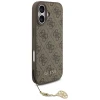 Чохол Guess 4G Charms Collection для iPhone 17 Brown with MagSafe (GUHMP17SGF4GCW)