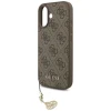 Чохол Guess 4G Charms Collection для iPhone 17 Brown with MagSafe (GUHMP17SGF4GCW)