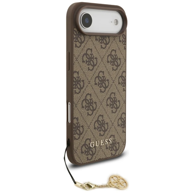 Чохол Guess 4G Charms Collection для iPhone 17 Air Brown with MagSafe (GUHMP17MGF4GCW)