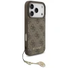 Чохол Guess 4G Charms Collection для iPhone 17 Pro Brown with MagSafe (GUHMP17LGF4GCW)