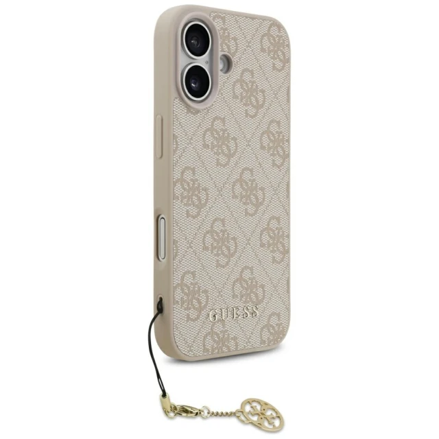 Чехол Guess 4G Charms Collection для iPhone 17 Pink with MagSafe (GUHMP17SGF4GCP)