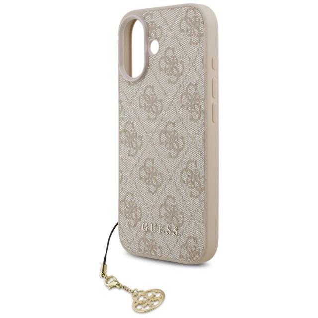 Чехол Guess 4G Charms Collection для iPhone 17 Pink with MagSafe (GUHMP17SGF4GCP)