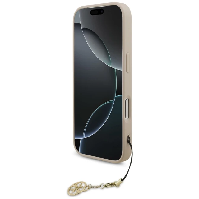 Чохол Guess 4G Charms Collection для iPhone 17 Pro Pink with MagSafe (GUHMP17LGF4GCP)