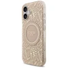 Чохол Guess IML Flowers Electro Pearl Strap для iPhone 17 Pink with MagSafe (GUHMP17SHCPOFPP)