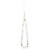 Чохол Guess IML Flowers Electro Pearl Strap для iPhone 17 Pro White with MagSafe (GUHMP17LHCPOFPH)
