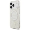 Чохол Guess IML Flowers Electro Pearl Strap для iPhone 17 Pro White with MagSafe (GUHMP17LHCPOFPH)
