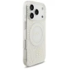 Чохол Guess IML Flowers Electro Pearl Strap для iPhone 17 Pro White with MagSafe (GUHMP17LHCPOFPH)