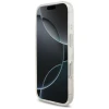 Чохол Guess IML Flowers Electro Pearl Strap для iPhone 17 Pro White with MagSafe (GUHMP17LHCPOFPH)