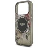 Чохол Guess IML Flowers Pearl Strap для iPhone 17 Pro Black with MagSafe (GUHMP17LHFWBRCESK)