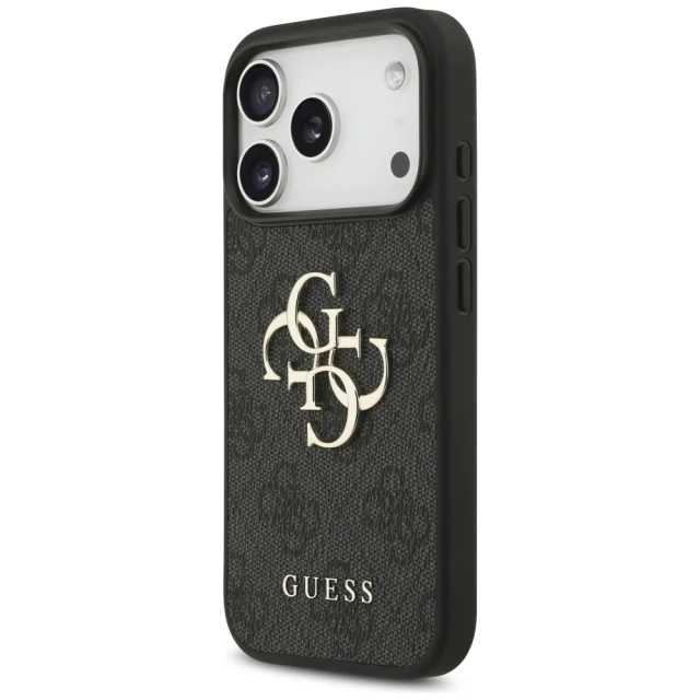 Чохол Guess 4G Strap 4G Classic Logo для iPhone 17 Pro Black (GUHCP17LP4GMGSK)