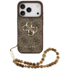 Чохол Guess 4G Strap 4G Classic Logo для iPhone 17 Pro Brown (GUHCP17LP4GMGSW)