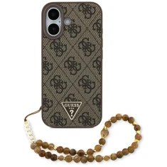 Чохол Guess 4G Strap Triangle Logo для iPhone 17 Brown with MagSafe (GUHMP17SP4TSDPPSW)