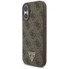 Чехол Guess 4G Strap Triangle Logo для iPhone 17 Brown with MagSafe (GUHMP17SP4TSDPPSW)