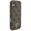Чехол Guess 4G Strap Triangle Logo для iPhone 17 Brown with MagSafe (GUHMP17SP4TSDPPSW)