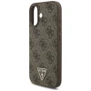 Чехол Guess 4G Strap Triangle Logo для iPhone 17 Brown with MagSafe (GUHMP17SP4TSDPPSW)