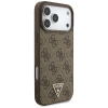Чехол Guess 4G Strap Triangle Logo для iPhone 17 Pro Max Brown with MagSafe (GUHMP17XP4TSDPPSW)
