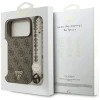 Чехол Guess 4G Strap Triangle Logo для iPhone 17 Pro Max Brown with MagSafe (GUHMP17XP4TSDPPSW)