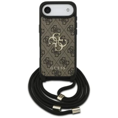 Чохол Guess 4G Big Logo Cord Stap Crossbody для iPhone 17 Air Brown (GUHCP17MP4GMGCRW)