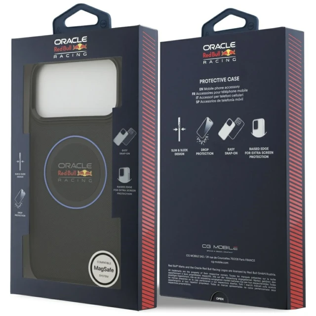 Чохол Red Bull Meshed Blue Ring & Metal Buttons для iPhone 17 Pro Max Navy with MagSafe (RBHMP17X24PUILVB)