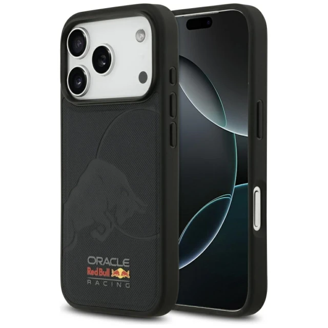Чохол Red Bull Meshed Debossed Bull для iPhone 17 Pro Navy with MagSafe (RBHMP17L24PUBUFV)