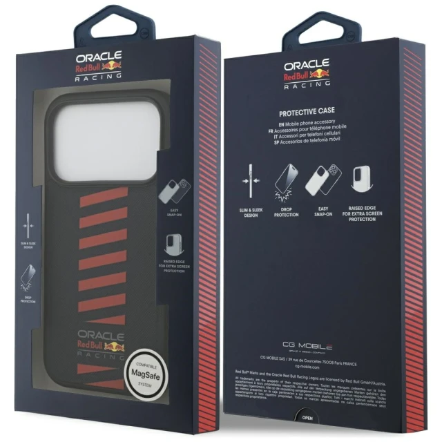 Чохол Red Bull Meshed Powerbar для iPhone 17 Pro Navy with MagSafe (RBHMP17L24PUDSRV)