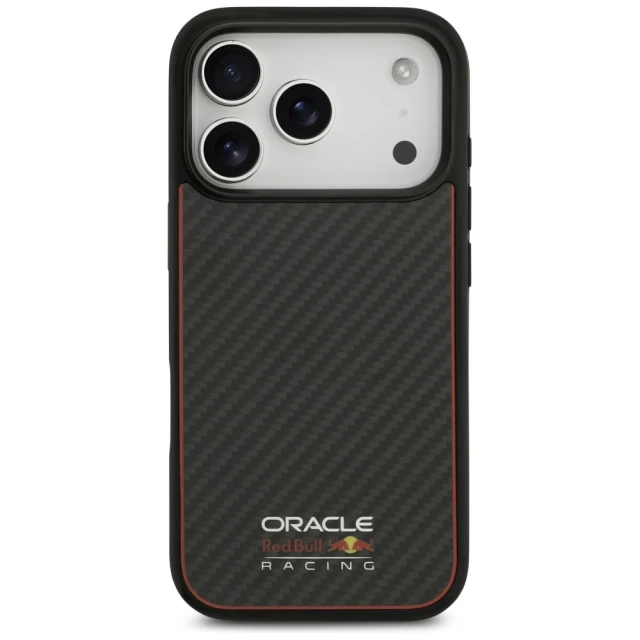 Чохол Red Bull Kevlar Logo Matt для iPhone 17 Pro Black (RBHMP17L24CFOSK)