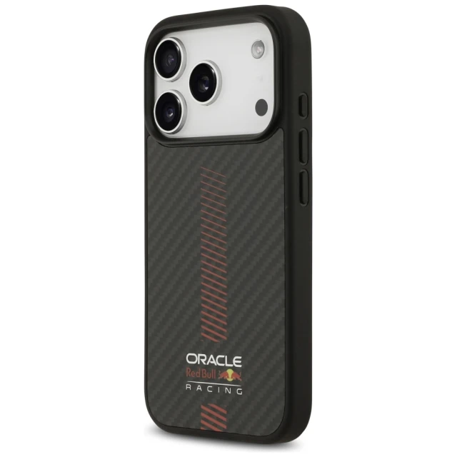 Чохол Red Bull Kevlar Powerbar для iPhone 17 Pro Black with MagSafe (RBHMP17L24CFGSMK)
