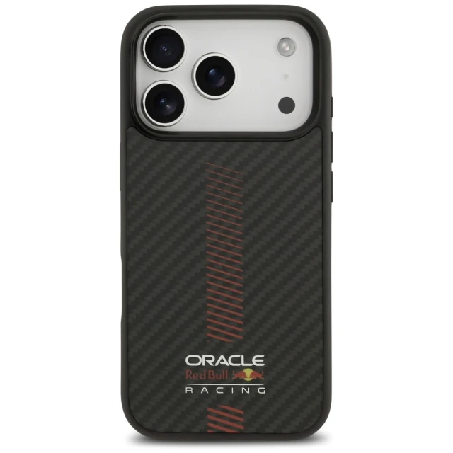Чохол Red Bull Kevlar Powerbar для iPhone 17 Pro Black with MagSafe (RBHMP17L24CFGSMK)