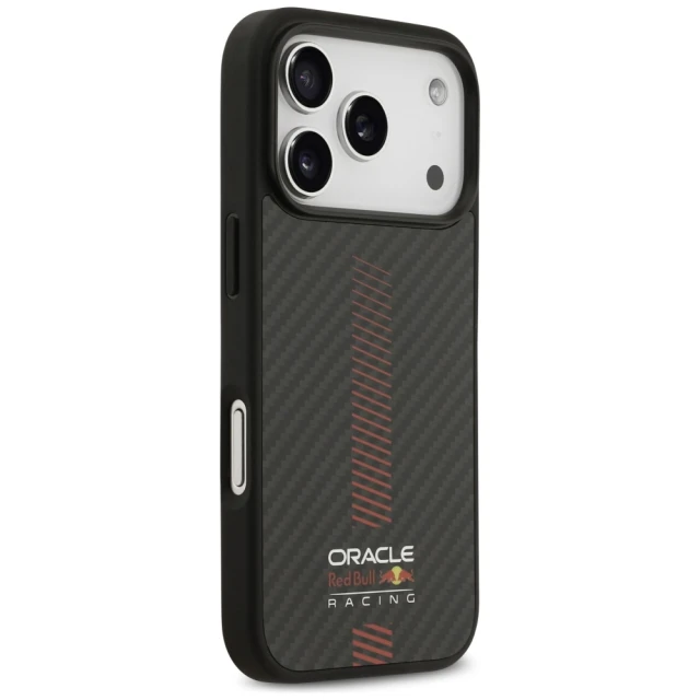 Чохол Red Bull Kevlar Powerbar для iPhone 17 Pro Black with MagSafe (RBHMP17L24CFGSMK)
