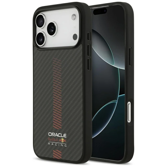 Чохол Red Bull Kevlar Powerbar для iPhone 17 Pro Max Black with MagSafe (RBHMP17X24CFGSMK)
