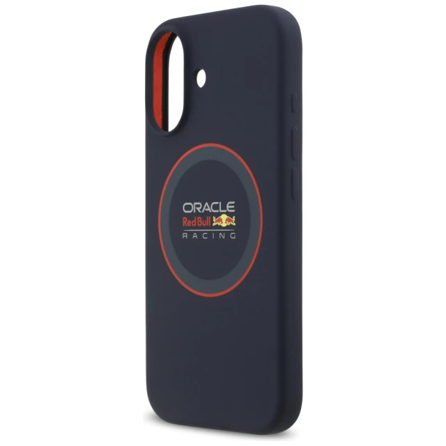 Чохол Red Bull Silicone Red Ring для iPhone 17 Navy with MagSafe (RBHMP17S24SIILVR)