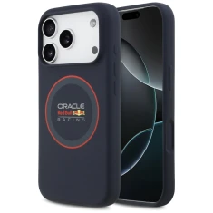 Чохол Red Bull Silicone Red Ring для iPhone 17 Pro Navy with MagSafe (RBHMP17L24SIILVR)