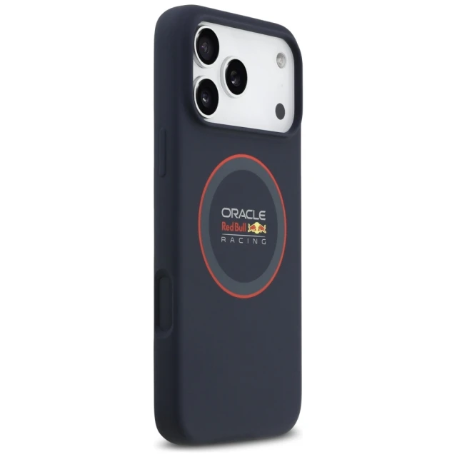 Чохол Red Bull Silicone Red Ring для iPhone 17 Pro Max Navy with MagSafe (RBHMP17X24SIILVR)