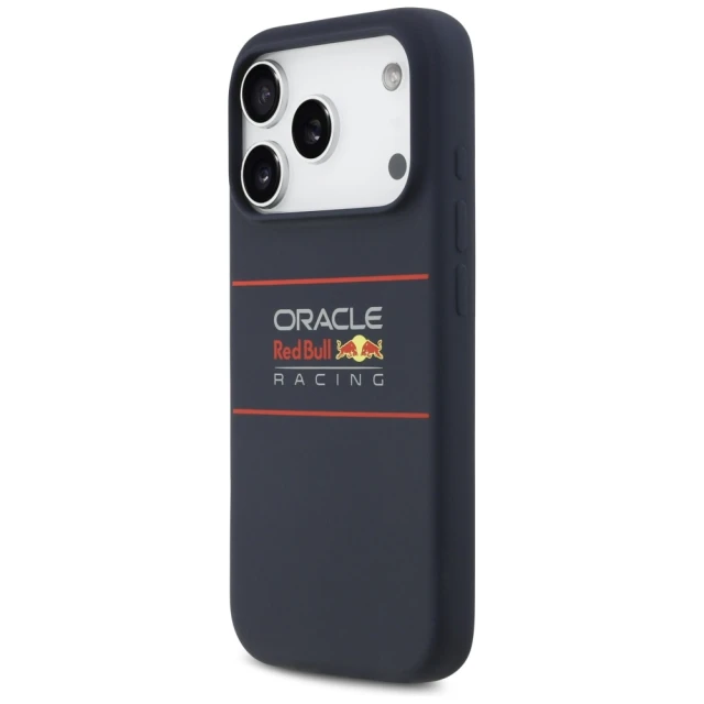 Чохол Red Bull Silicone Horizontal Centered Logo для iPhone 17 Pro Max Navy with MagSafe (RBHMP17X24SIHSRV)