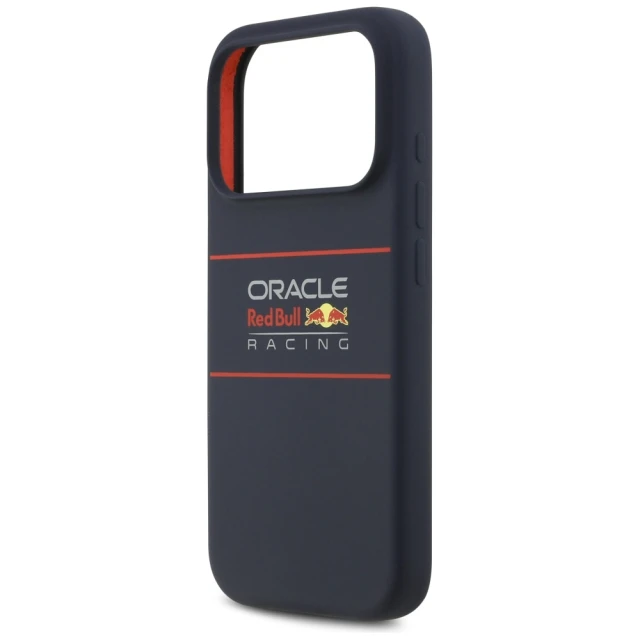 Чохол Red Bull Silicone Horizontal Centered Logo для iPhone 17 Pro Max Navy with MagSafe (RBHMP17X24SIHSRV)