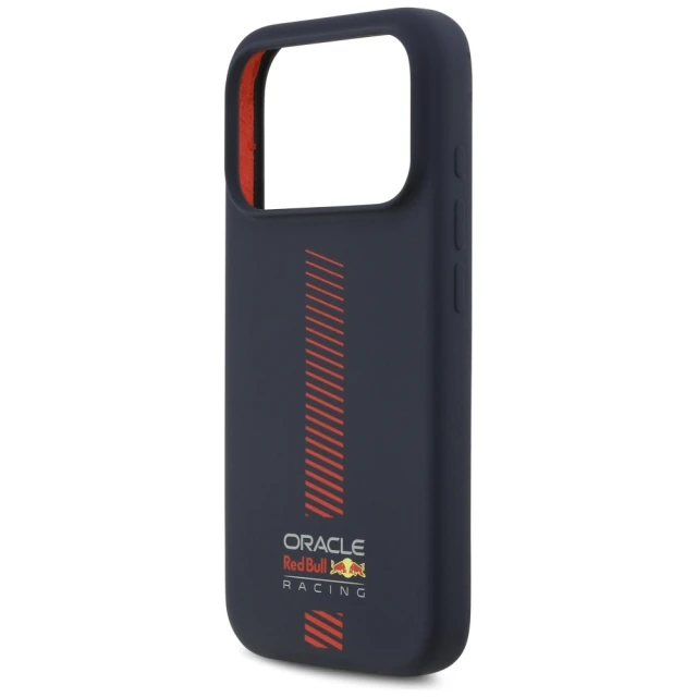 Чохол Red Bull Silicone Powerbar для iPhone 17 Pro Navy with MagSafe (RBHMP17L24SIVGSV)