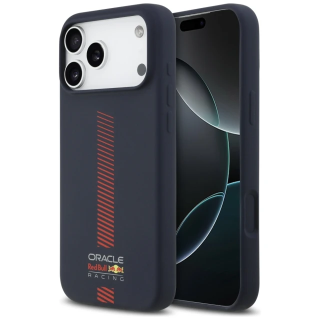 Чохол Red Bull Silicone Powerbar для iPhone 17 Pro Max Navy with MagSafe (RBHMP17X24SIVGSV)