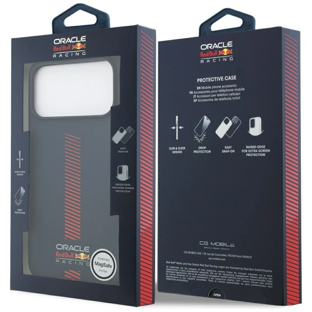 Чохол Red Bull Silicone Powerbar для iPhone 17 Pro Max Navy with MagSafe (RBHMP17X24SIVGSV)