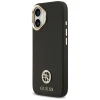 Чохол Guess Grained Strass Logo для iPhone 17 Black with MagSafe (GUHMP17SPGCRMDEK)