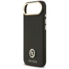 Чохол Guess Grained Strass Logo для iPhone 17 Air Black with MagSafe (GUHMP17MPGCRMDEK)