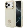 Чохол Guess Grained Strass Logo для iPhone 17 Pro Beige with MagSafe (GUHMP17LPGCRMDEE)