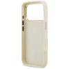 Чохол Guess Grained Strass Logo для iPhone 17 Pro Beige with MagSafe (GUHMP17LPGCRMDEE)