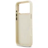 Чохол Guess Grained Strass Logo для iPhone 17 Pro Max Beige with MagSafe (GUHMP17XPGCRMDEE)