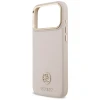 Чохол Guess Grained Strass Logo для iPhone 17 Pro Max Pink with MagSafe (GUHMP17XPGCRMDEP)