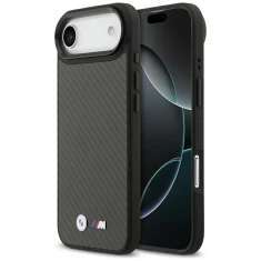 Чехол BMW M Kevlar Matt для iPhone 17 Air Black with MagSafe (BMHMP17M24CFMMK)