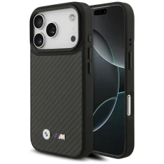 Чехол BMW M Kevlar Matt для iPhone 17 Pro Black with MagSafe (BMHMP17L24CFMMK)