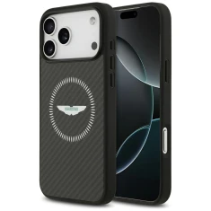 Чохол Aston Martin HC Kevlar Counter Design для iPhone 17 Pro Max Black with MagSafe (ASHMP17XFCOS)