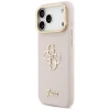 Чохол Guess Grained Big 4G & Stand Camera для iPhone 17 Pro Max Pink (GUHCP17XPCS4GSP)