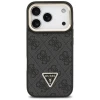 Чехол Guess 4G PU Triangle Logo & Stand Camera для iPhone 17 Pro Black with MagSafe (GUHMP17LPCS4GPTK)